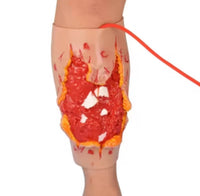 Simulador heridas trauma hemorragia emergencias
