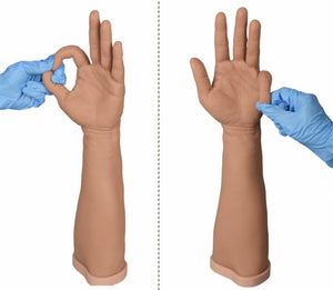 Simulador sutura de brazo capas de piel y hueso Avanzado