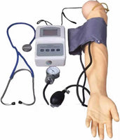 Simulador de brazo para entrenar la medición de presión arteria sanguínea
