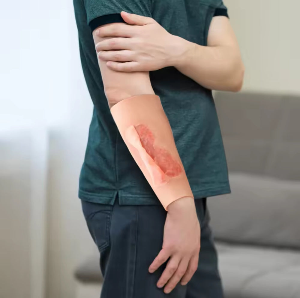 Simulador de heridas por raspadura