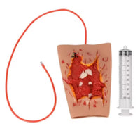 Simulador heridas trauma hemorragia emergencias
