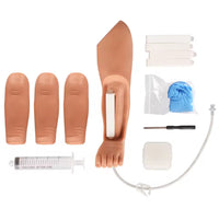 Simulador de inyección pierna pediatrico intraocea IO Tibia - emergencia infantil
