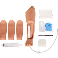 Simulador de inyección pierna pediatrico intraocea IO Tibia - emergencia infantil