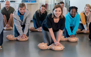 Simulador de reanimacion cardiopulmonar inflable - primeros auxilios