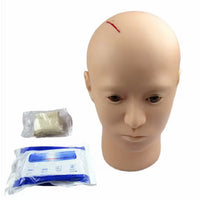 Simulador de Sutura heridas de cabeza trauma