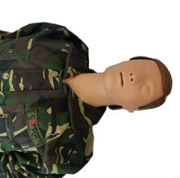 Simulador Militar RCP CPR con trauma avanzado
