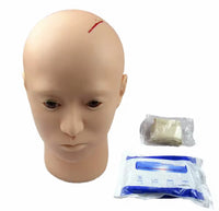 Simulador de Sutura heridas de cabeza trauma
