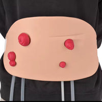 Simulador de ostomia practicas médicas y enfermeria
