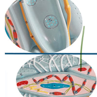 Modelo microscópico de tejido miocárdico