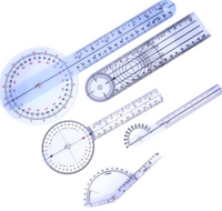 Goniómetro medico - kit 6 piezas
