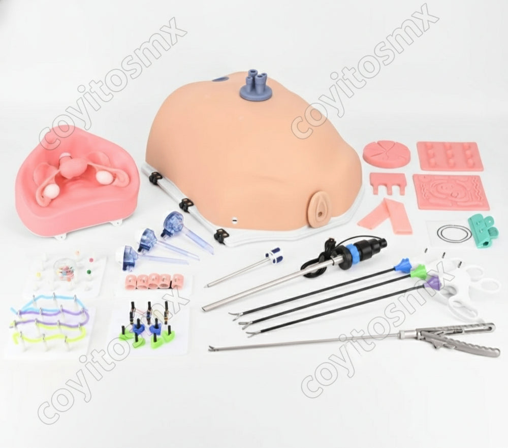 Simulador laparoscopia con camara HD y modulos de entrenamiento ginecologico