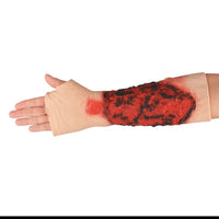 Kit de modelo de simulacion realista de quemaduras de segundo y tercer grado en extremidades