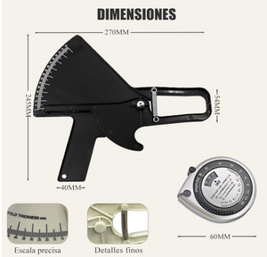 Plicometro y cinta metrica Kit Profesional