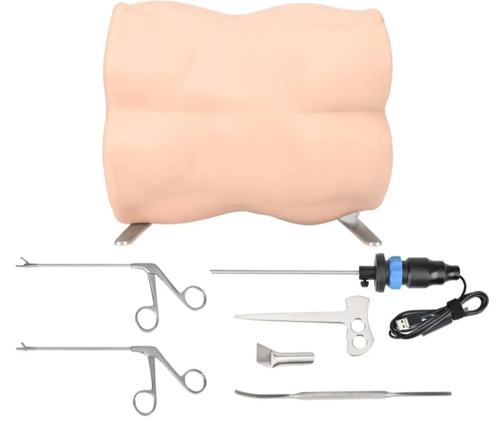 Simulador de entrenamiento de endoscopia unilateral, cirugía de columna  con modelo de columna lumbar