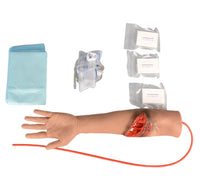 Modelo de brazo con herida de laceración  herida de brazo para  emergencias
