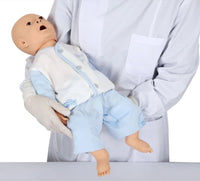 Simulador cuidados neonatales bebe lactancia
