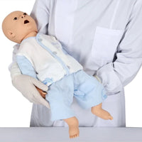 Simulador cuidados neonatales bebe lactancia