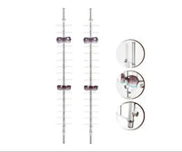 Rack para lentes optica 10 barras
