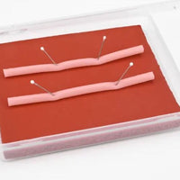 Kit de entrenamiento de sutura de vasos sanguíneos silicona para practica de Anastomosis Vascular.