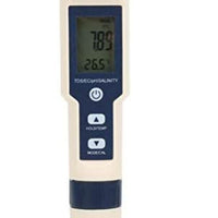 Medidor de pH/Salinidad/Temperatura/TDS/CE, Portatil Detector de Calidad de Agua 