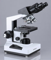 Microscopio Binocular Biologico cin luz superior e inferior
