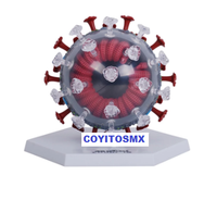 Modelo anatomico de coronavirus COVID-19  SARS-2  corona virus 50 Pzas desmontable
