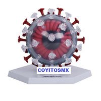 Modelo anatomico de coronavirus COVID-19  SARS-2  corona virus 50 Pzas desmontable