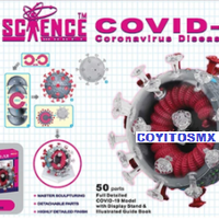 Modelo anatomico de coronavirus COVID-19  SARS-2  corona virus 50 Pzas desmontable